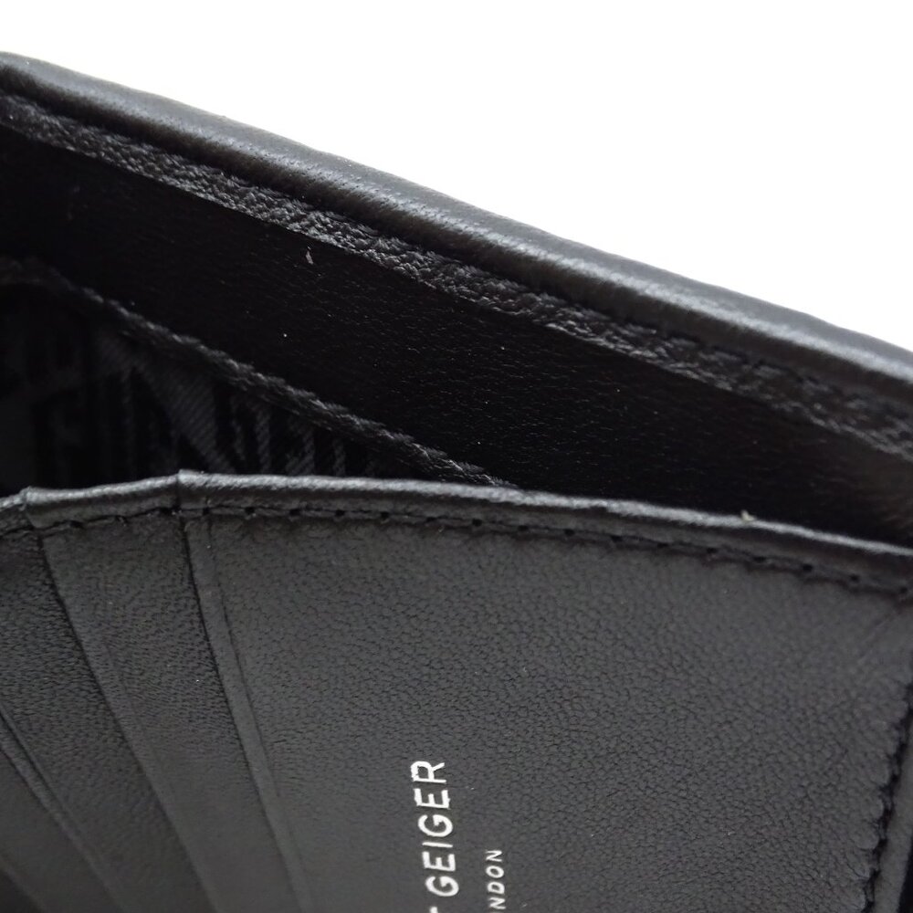 KURT GEIGER London Genuine Black Color Leather Mini Wallet - Picture 5 of 6